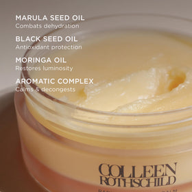 COLLEEN ROTHSCHILD open jar with product on fingertip showing smooth application