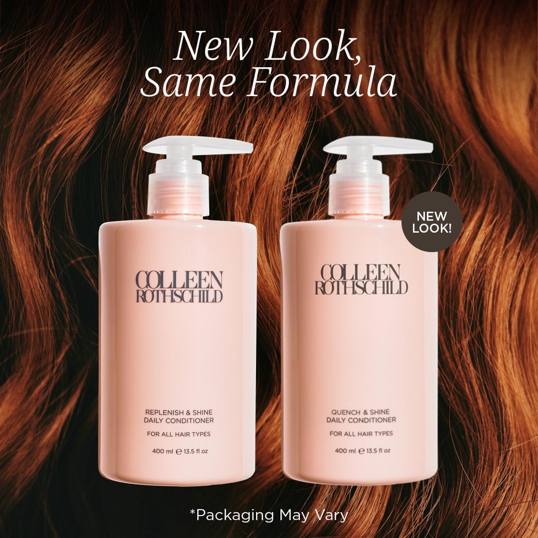 Colleen Rothschild pump action dispensing conditioner for convenient, mess-free use