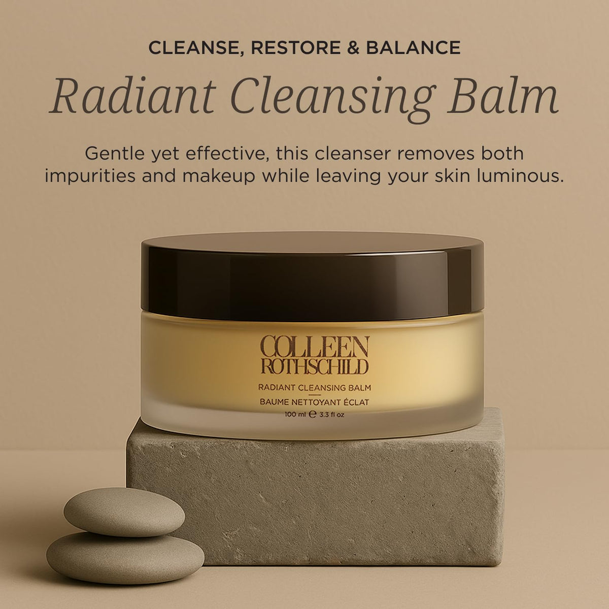 COLLEEN ROTHSCHILD creamy balm texture close-up showing smooth application benefit