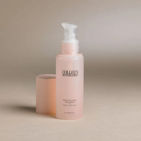 COLLEEN ROTHSCHILD applying serum to mid-lengths for smoother, more manageable hair