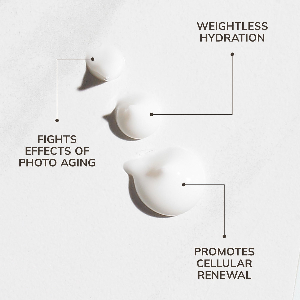 Colleen Rothschild cream dispensed on hand demonstrating lightweight, non-greasy application benefit
