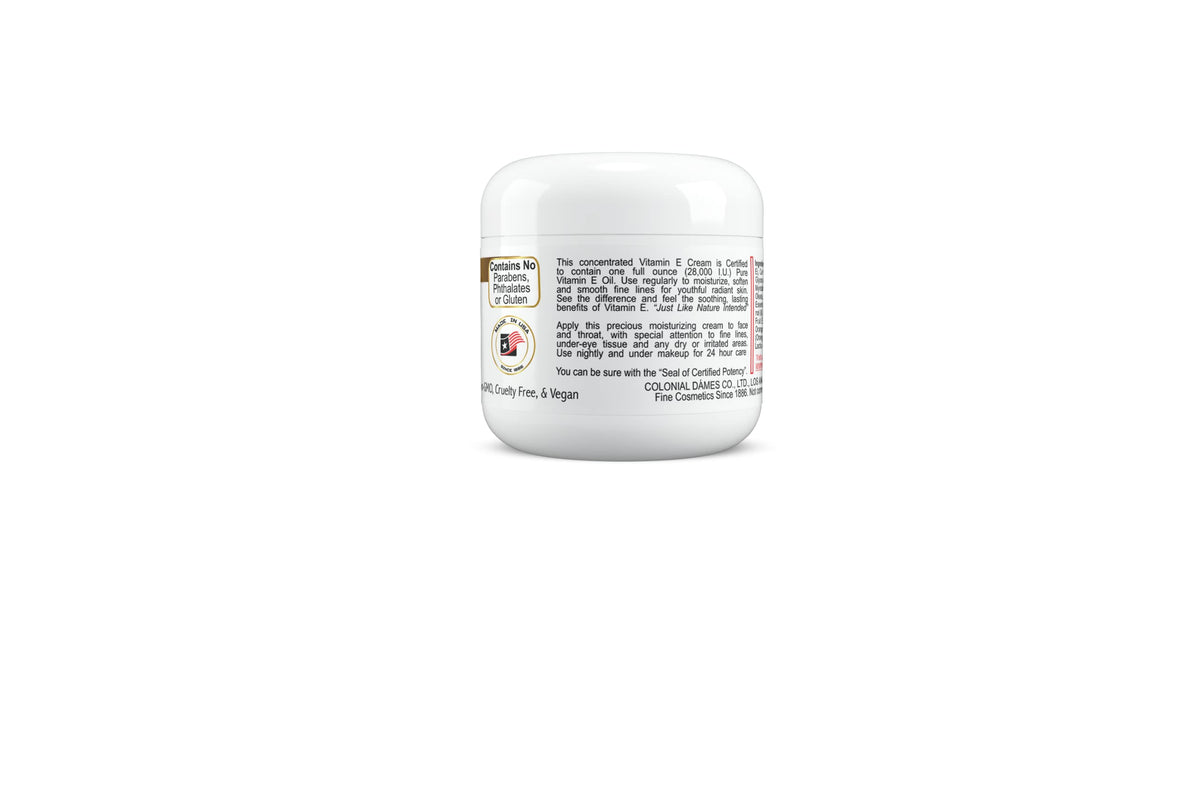 Colonial Dames open cream texture close-up revealing rich emollient finish and hydration