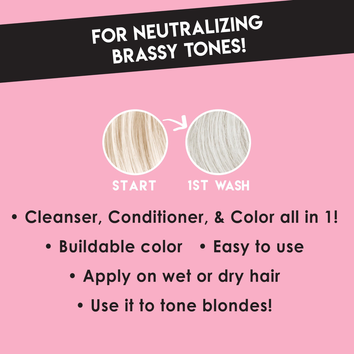 Color Lux label and pump detail highlighting ingredients and usage instructions for quick reference