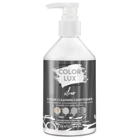 Color Lux front packaging showing bottle and silver shade benefit shine