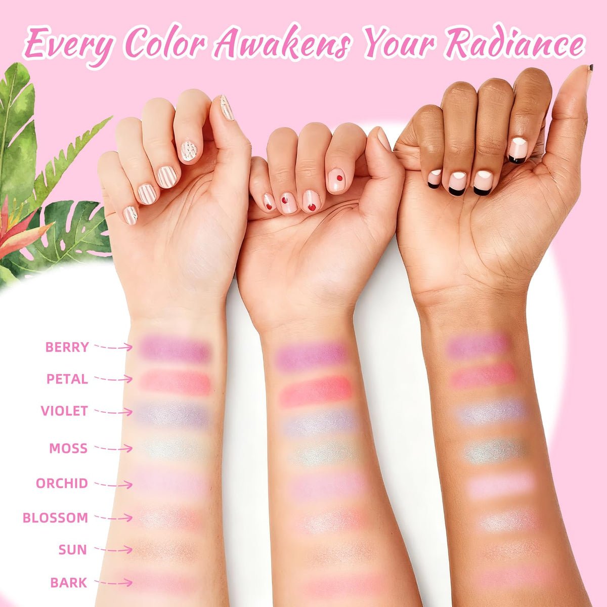 Color Nymph application brush demo demonstrating easy blending for beginner-friendly looks