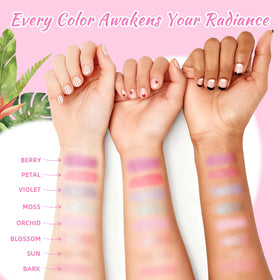 Color Nymph application brush demo demonstrating easy blending for beginner-friendly looks