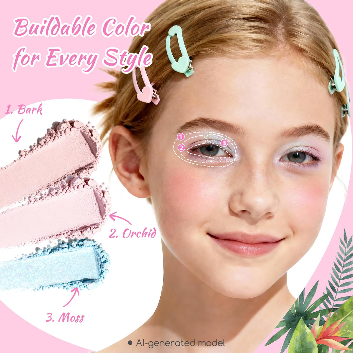 Color Nymph cheek pan detail showing blush and bronzer tones for natural-looking color