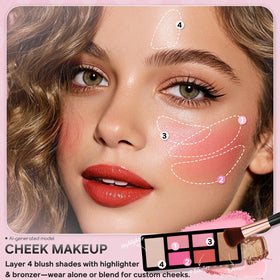Color Nymph eyeshadow texture close-up showing smooth, blendable finish