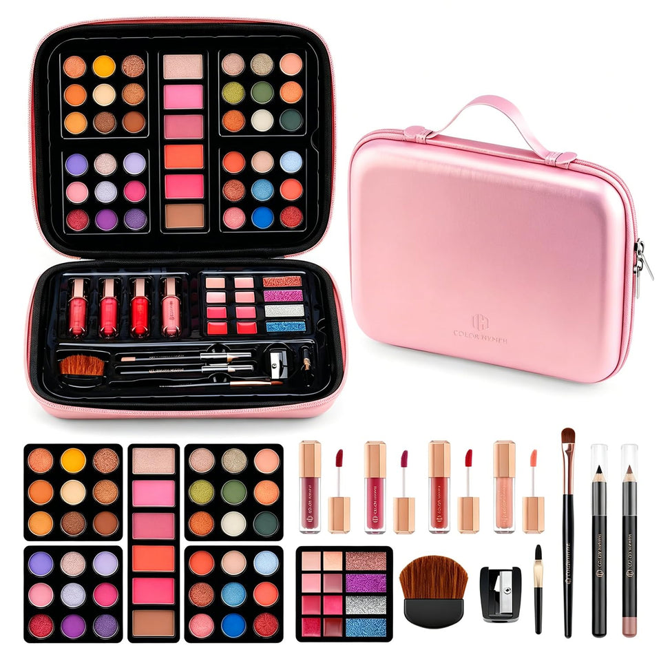 Color Nymph front packaging showing full set and handbag, easy gifting