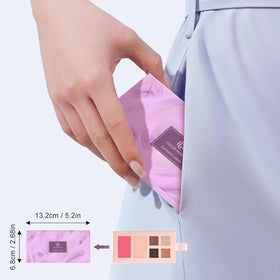Color Nymph dual-finish lip gloss and dual-ended brush highlighting versatility