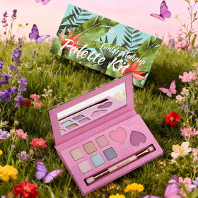 Color Nymph on model tween look illustrating subtle, age-appropriate shimmer and color