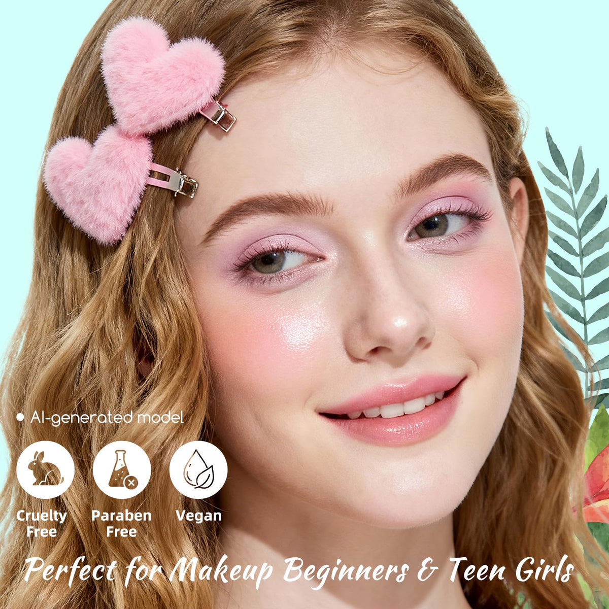 Color Nymph product label close-up showing vegan, cruelty-free claims and ingredient clarity