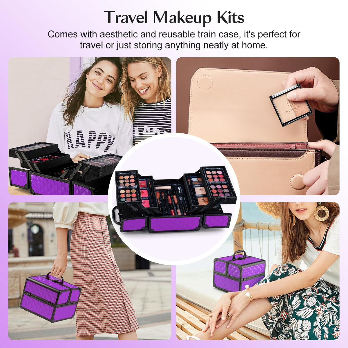 Color Nymph kit held in hand to show compact size and portability for on-the-go use