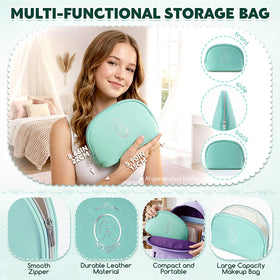 Color Nymph travel bag packed showing organized portability for touch-ups