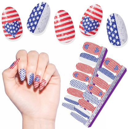 Color Street front packaging showing patriotic design and contents