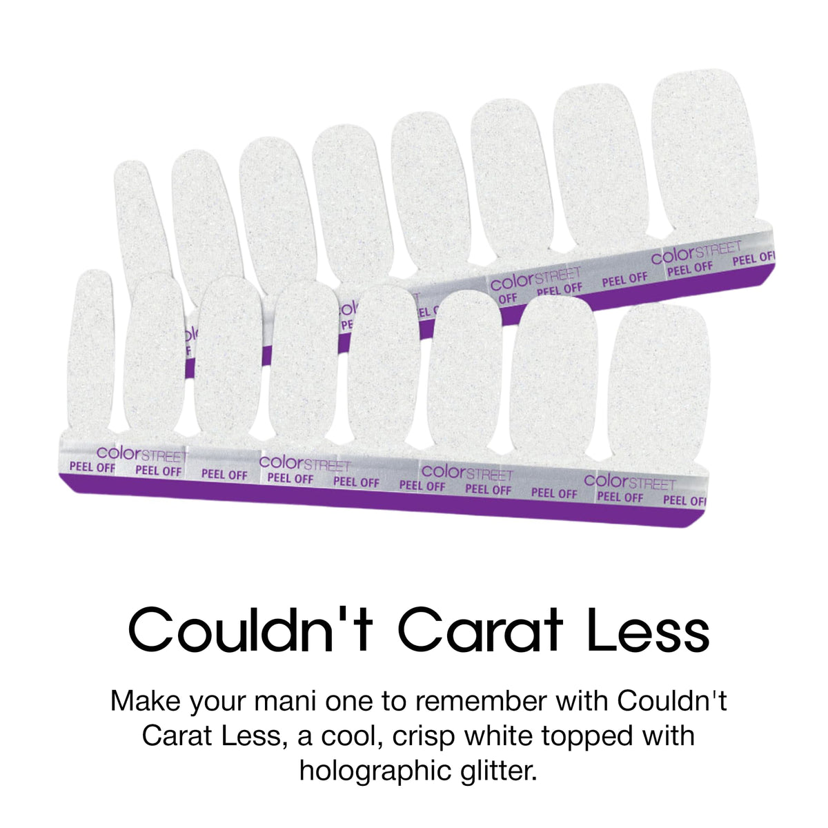 Color Street applying a strip to nail for fast, tool-free manicure