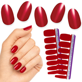 Color Street front packaging showing Beijing Beauty red and product details for quick selection