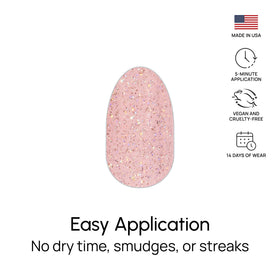 Color Street open pack showing 16 double-ended strips for varied nail sizes and easy selection