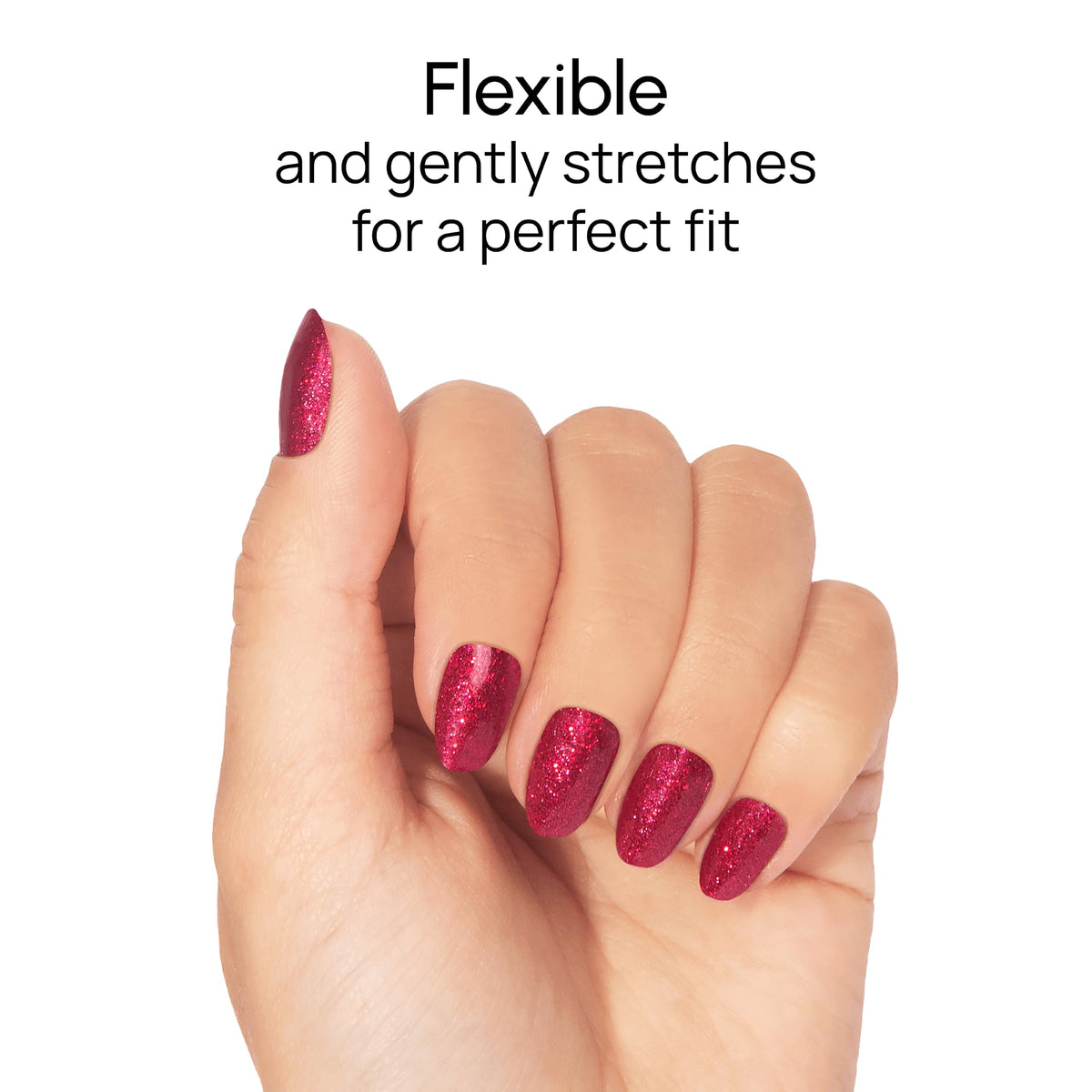 Color Street layout of multiple strip sizes for precise nail-fit options