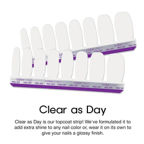 Color Street hands applying strip demonstrating easy peel-and-press benefit