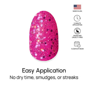 No tools needed shot with Color Street strips demonstrating quick-application benefit