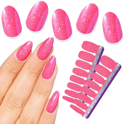 Color Street front packaging showing Hollywood Glamour strips and included tools for easy application