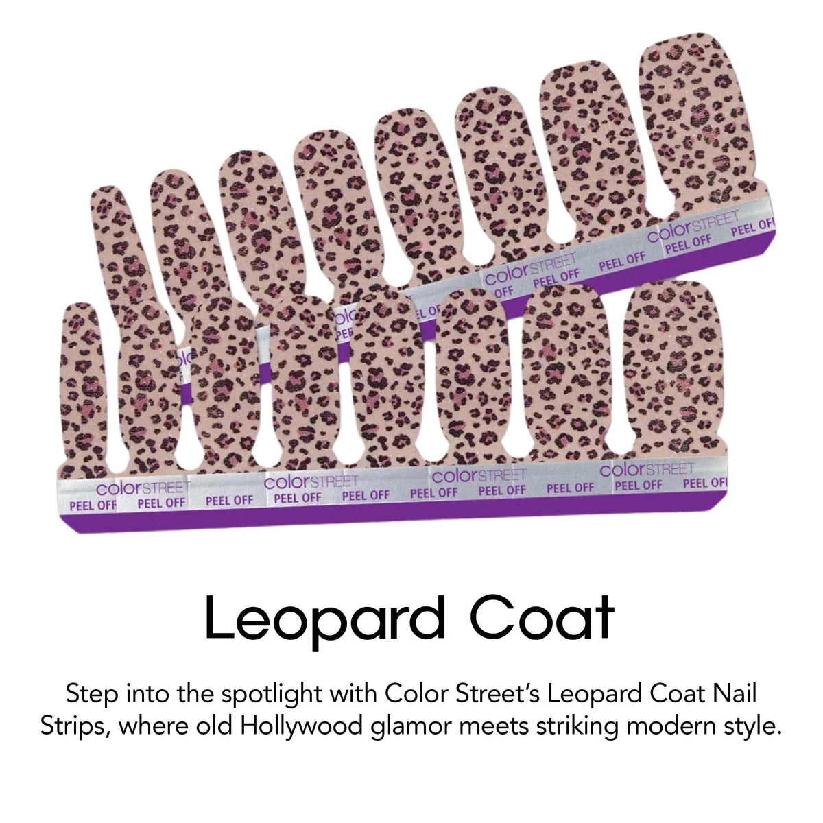 Color Street nail wheel swatch displaying finish and color payoff for choice