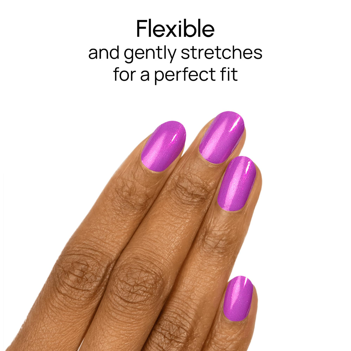 Color Street side profile showing purple flash shimmer for multi-dimensional color