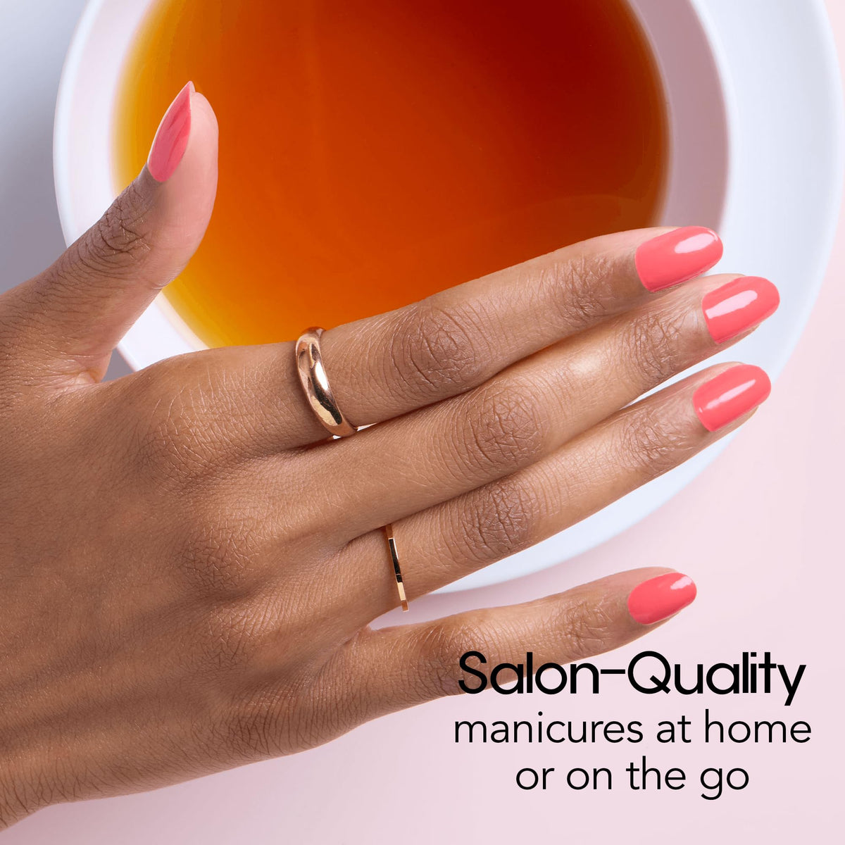 Color Street close-up of strip texture displaying smooth crème finish for glossy nails