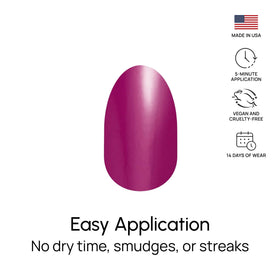 Color Street label with 16 double-ended strips and clear contents view