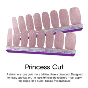 Color Street hand applying a strip for easy, mess-free at-home manicure