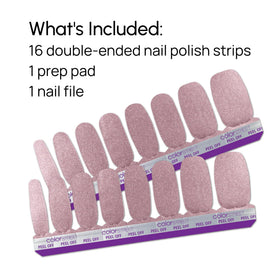 Color Street label and contents with 16 double-ended strips for custom fit