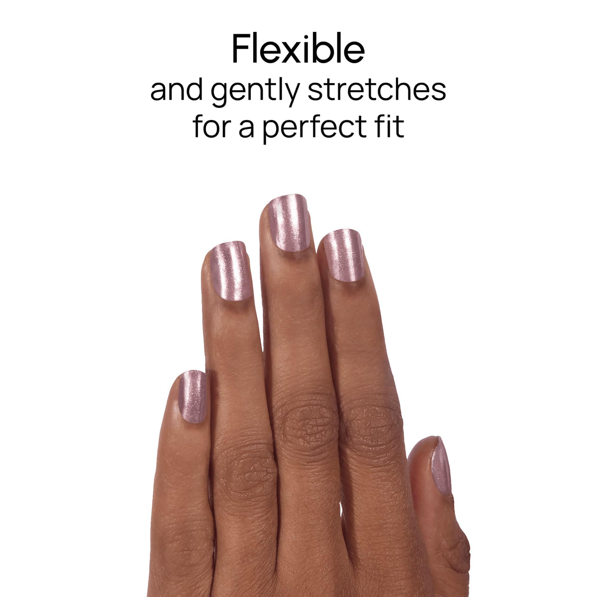 Color Street worn on nails in a lifestyle shot displaying salon-like shine
