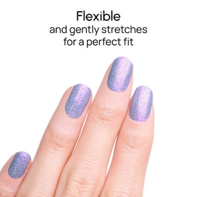 Color Street laid flat showing all 16 double-ended strips and flexibility