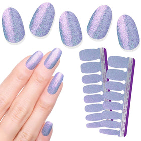Color Street front packaging showing Purple Passion and vibrant benefits