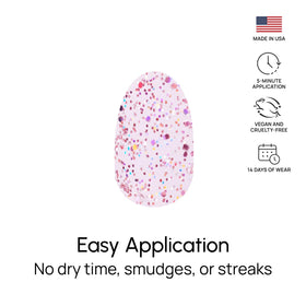 Color Street removal step with gentle peel showing easy, low-damage removal