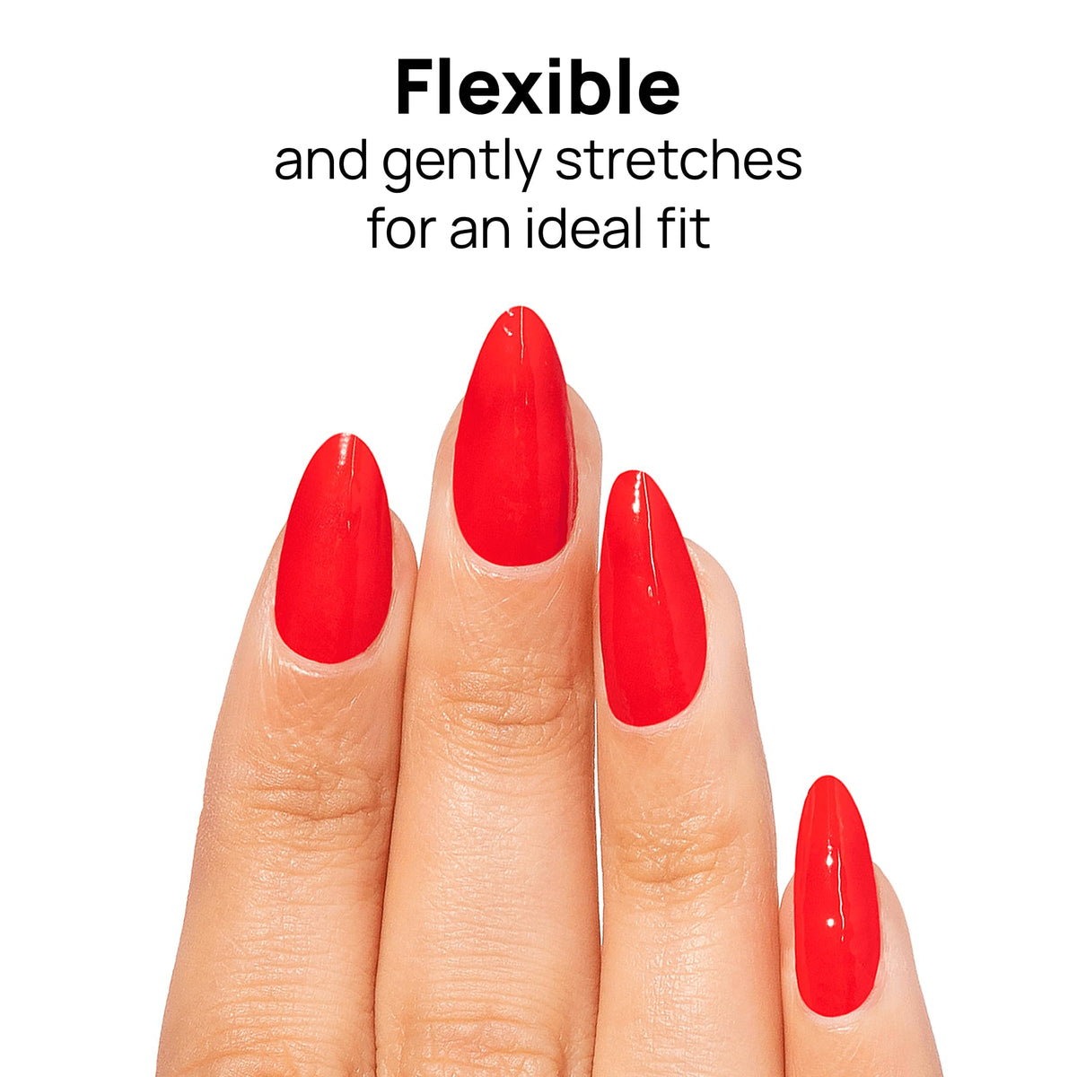 Color Street size comparison on fingers illustrating multiple strip sizes for perfect fit