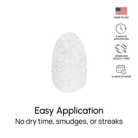 Color Street layout of multiple strip sizes for precise nail fit