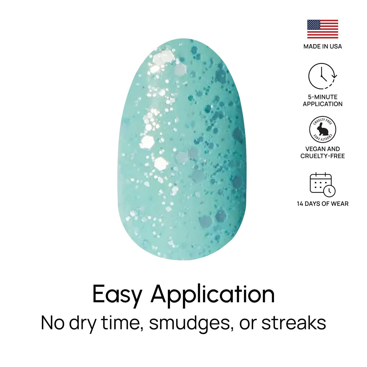 Color Street nail strip curve detail highlighting real-polish finish and adhesion