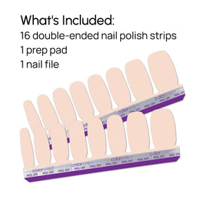 Color Street open package with strips and tools showing mess-free manicure benefit