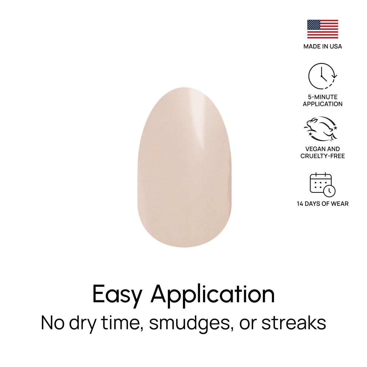 Color Street size comparison with coin showing strip fit for most nails benefit