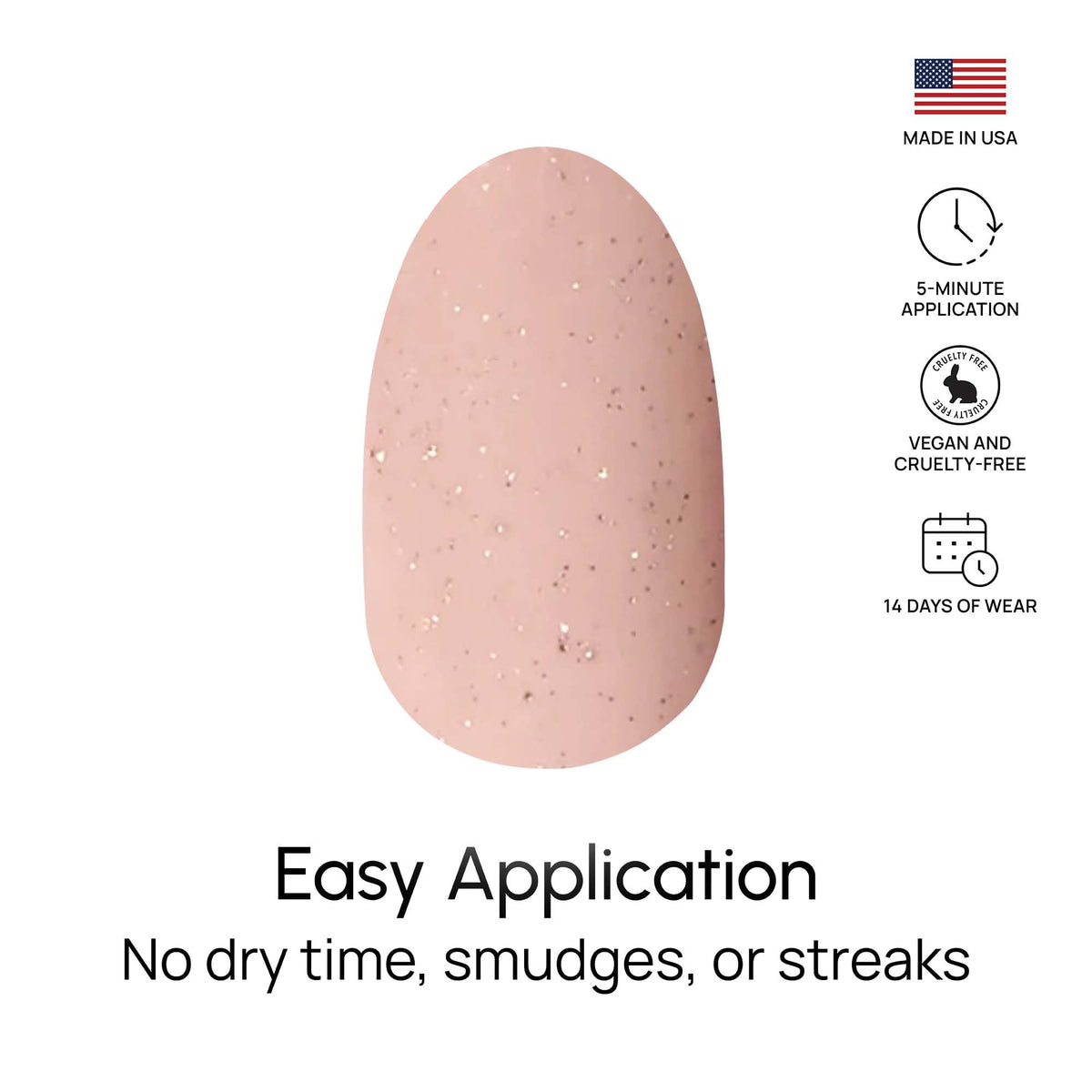 Color Street accent nail detail highlighting subtle shimmer and elegance