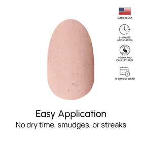 Color Street accent nail detail highlighting subtle shimmer and elegance