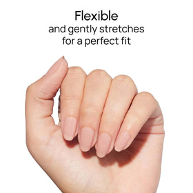 Color Street size comparison on fingers showing versatile fit advantage