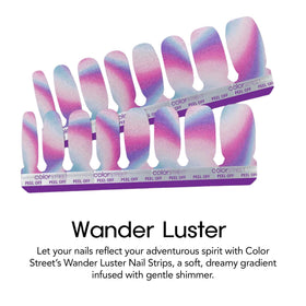 Color Street close-up of strip texture highlighting smooth shimmer and durability