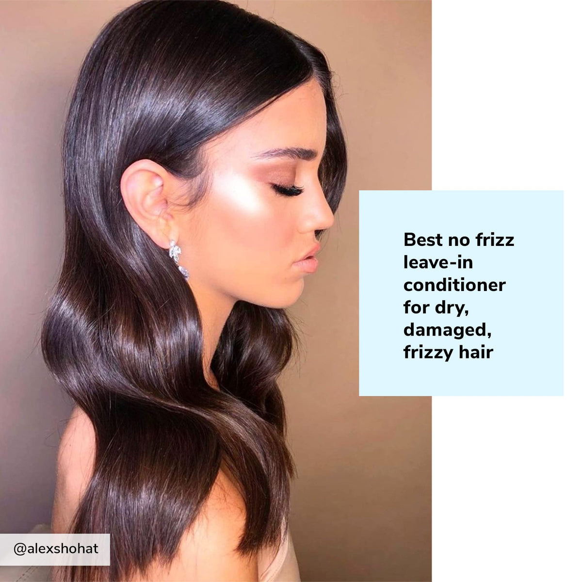 COLOR WOW in-hand application on towel-dried hair demonstrating smooth distribution and control
