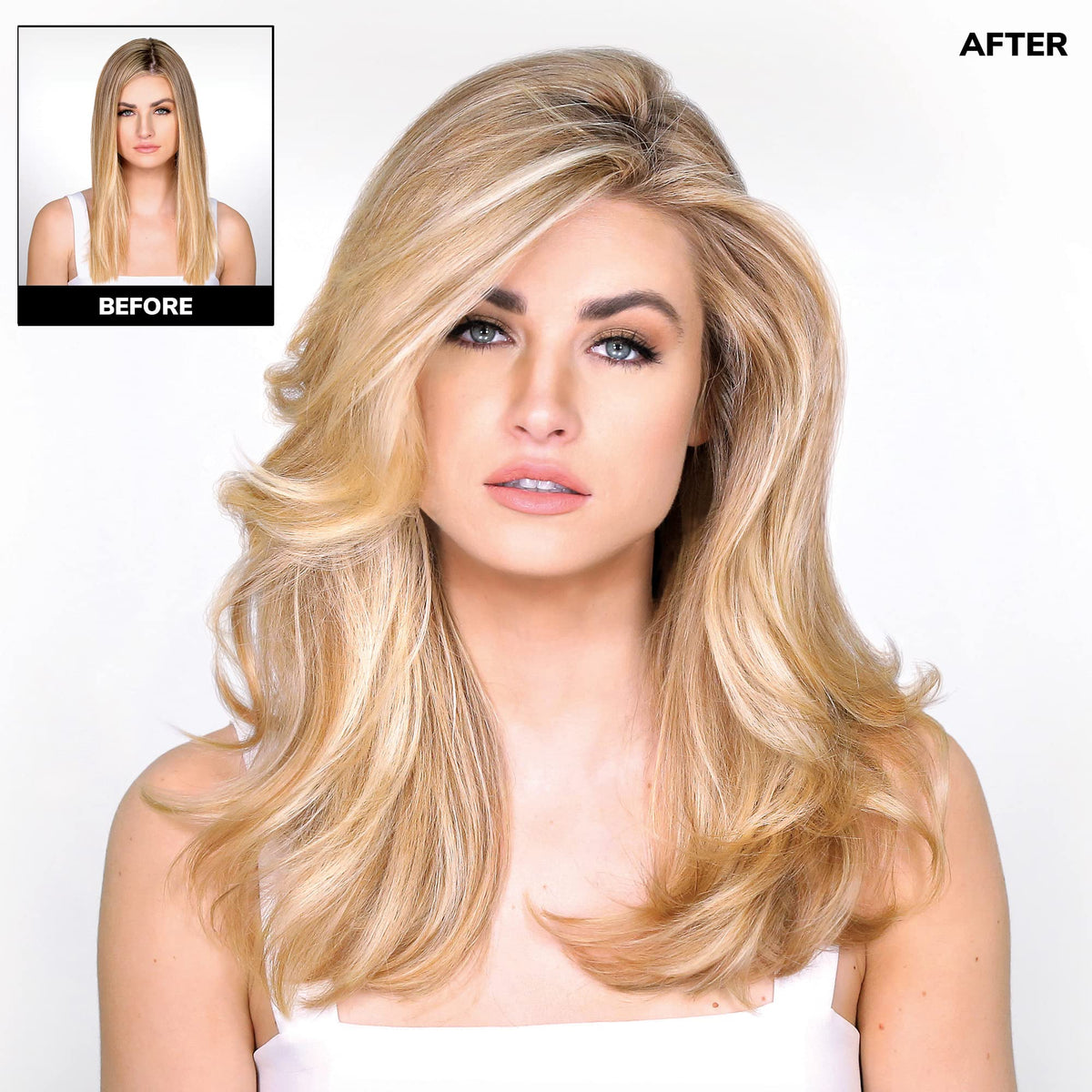 COLOR WOW blow-dry activation in salon demonstrating heat-activated bonding