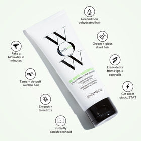 COLOR WOW cream texture close-up highlighting lightweight, non-greasy feel