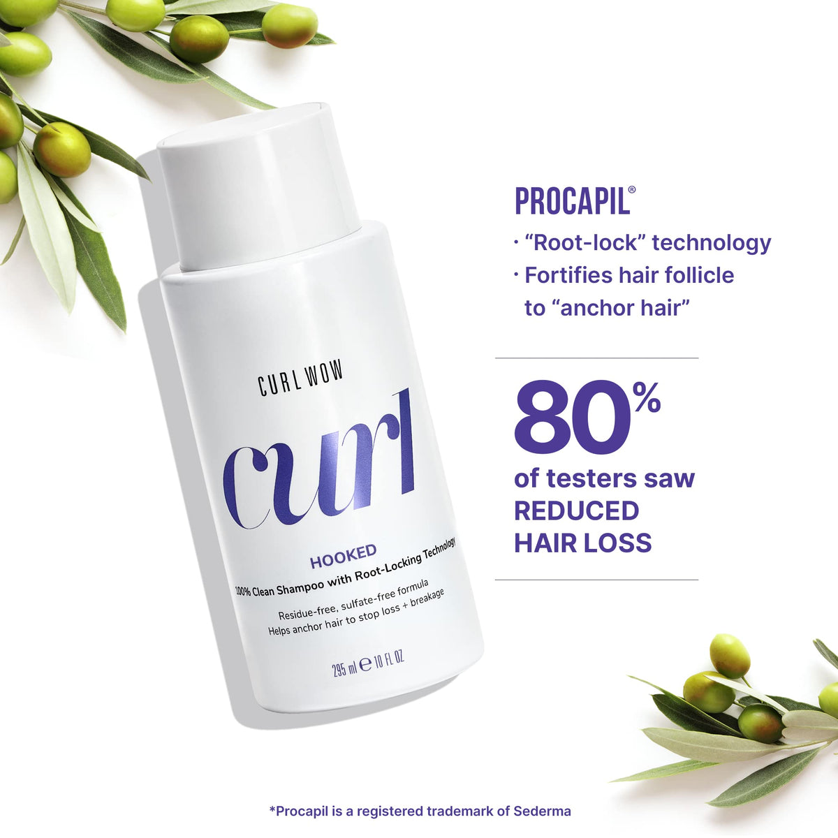 COLOR WOW label ingredients detail showing Procapil blend and clean formulation