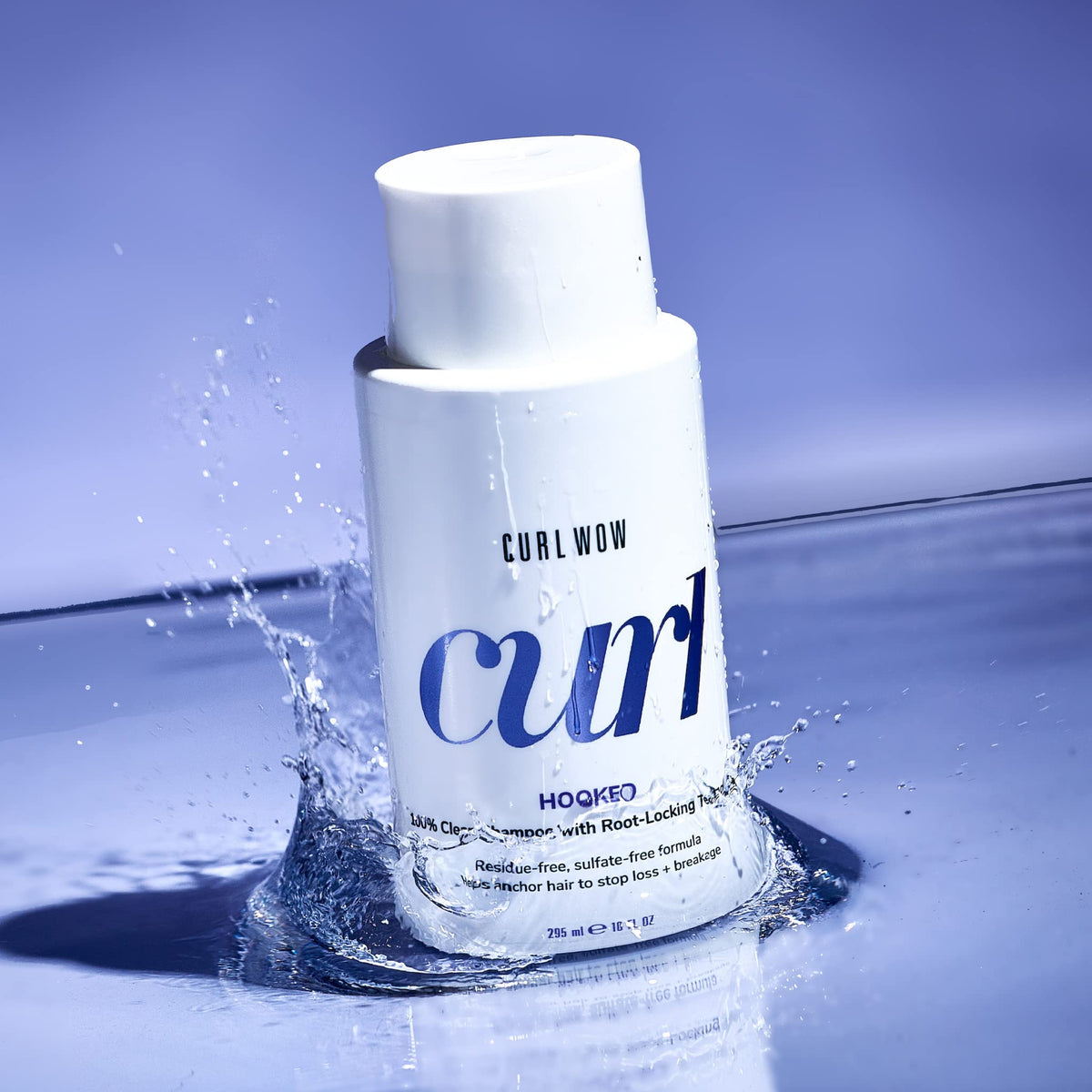 COLOR WOW rich lather close-up demonstrating gentle foaming and clean rinse